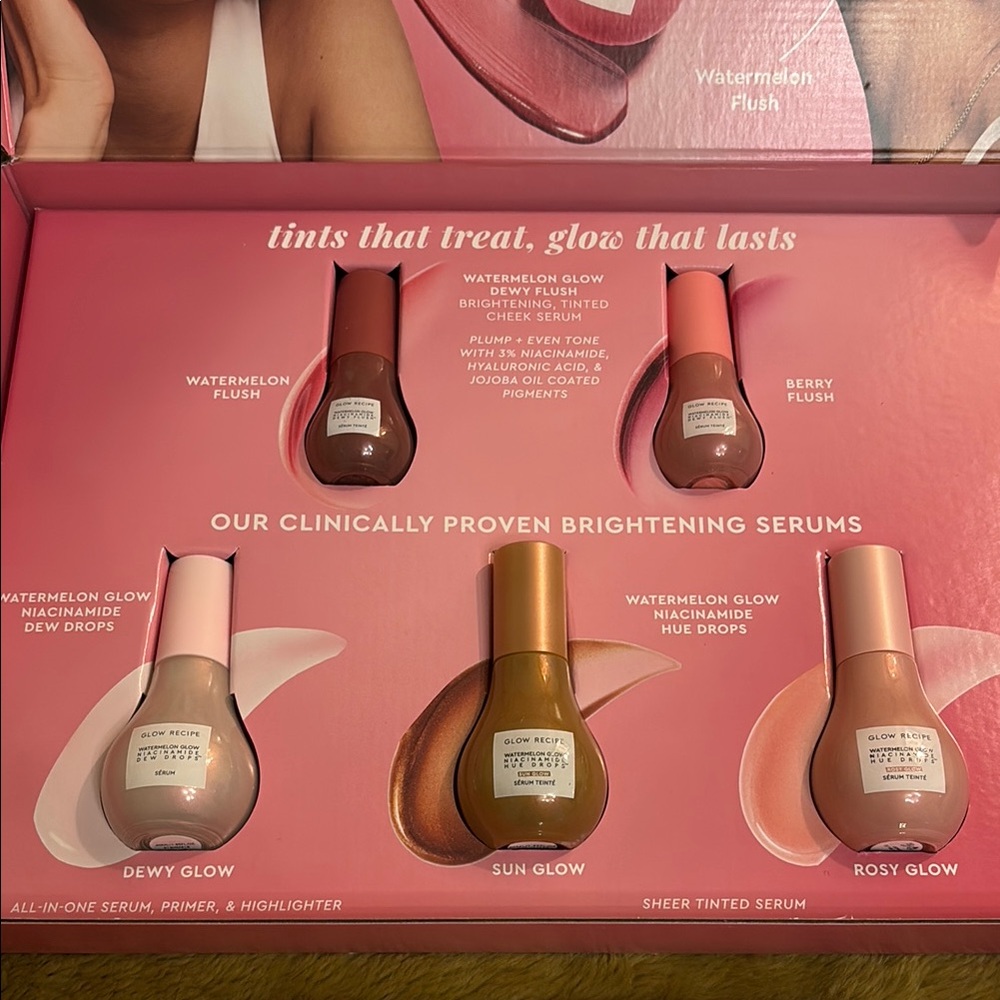 Glow Recipe Watermelon Glow Brightening Serum & Dewy Flush Set of 5